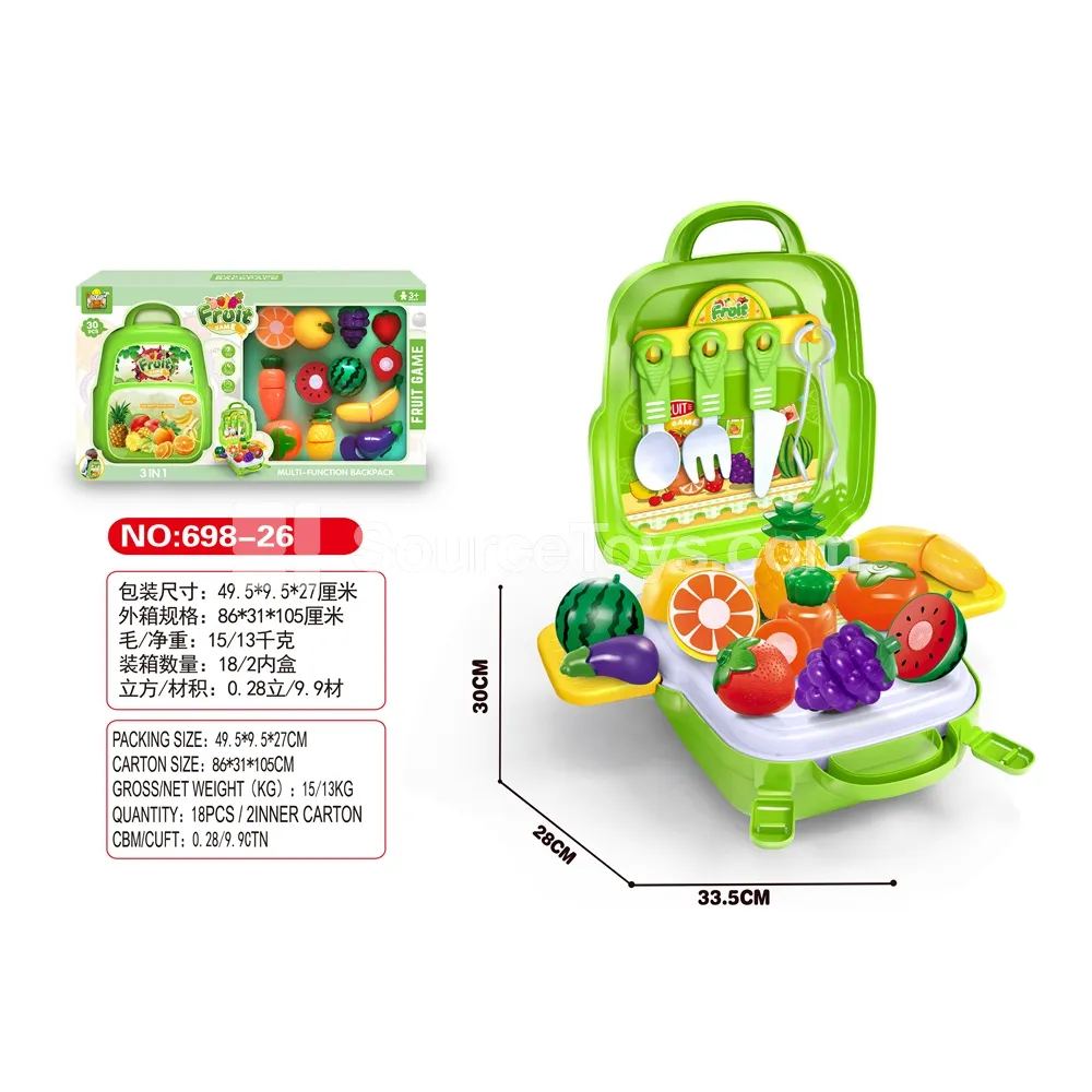 Fruit Backpack 3-in-1 Set