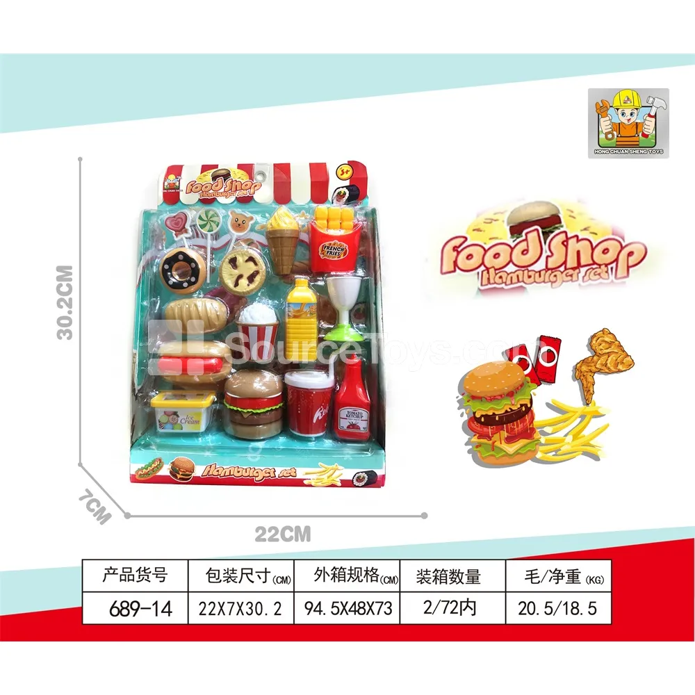 Pretend-Play Hamburger Shop Set Pretend-Play Hamburger Shop Set
