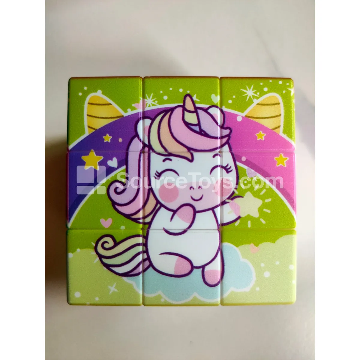 3x3 Unicorn Magic Cube 3D UV Print