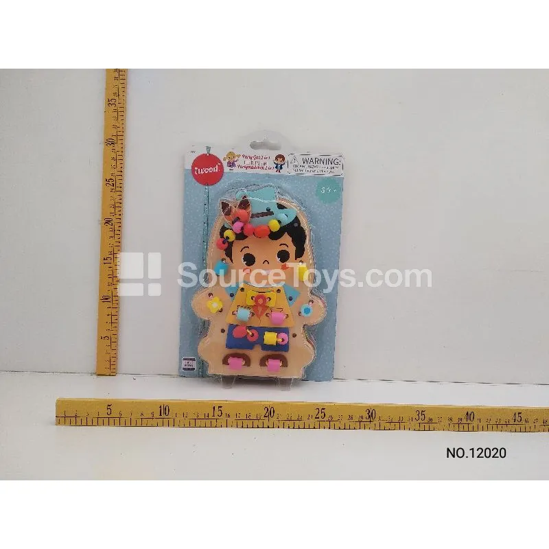 Double-Sided Beaded Doll  Party Girl