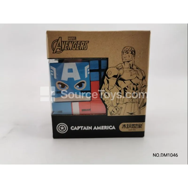 Wooden Cube Figure Wooden Cube Figure