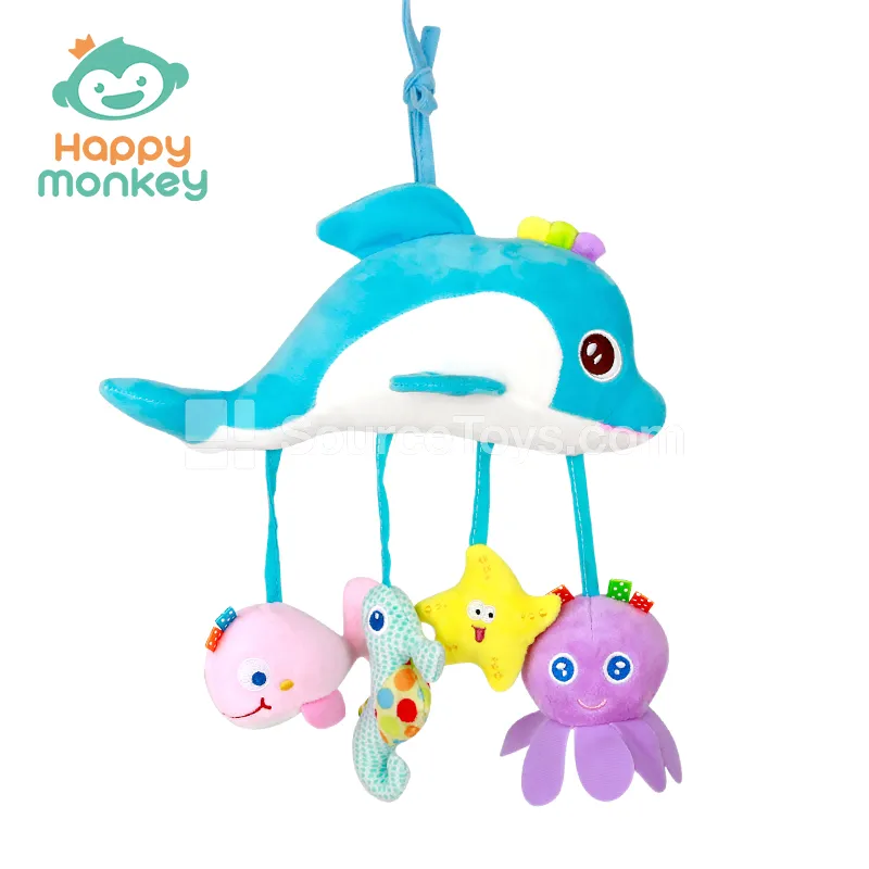 Plush Cartoon Animal Crib Toy Plush Cartoon Animal Crib Toy
