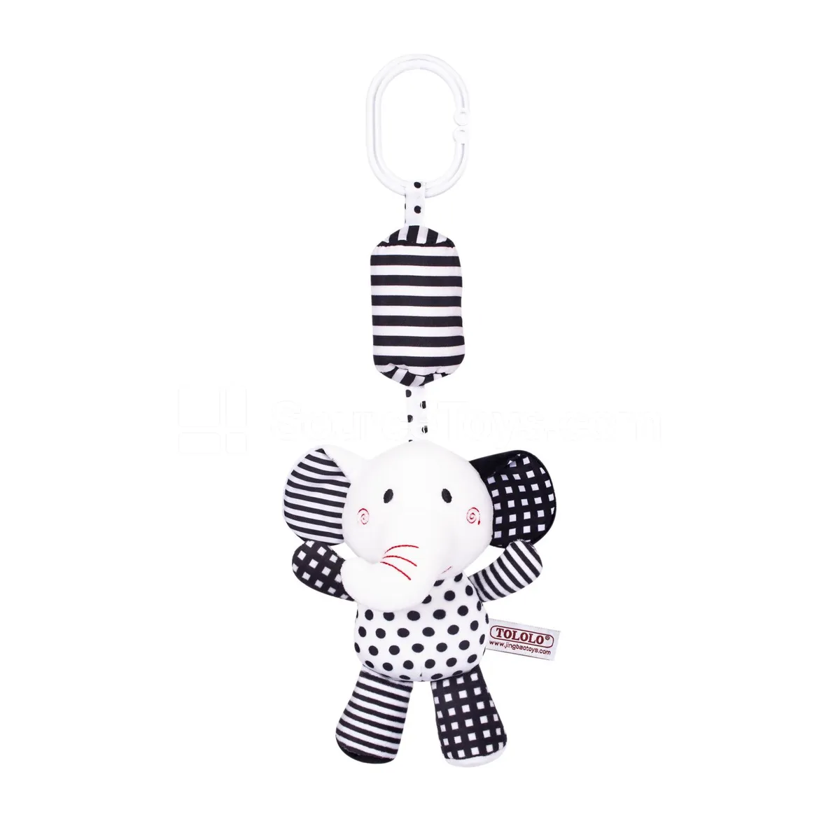 Educational Black-and-White Rattle and Crib Mobile Educational Black-and-White Rattle and Crib Mobile