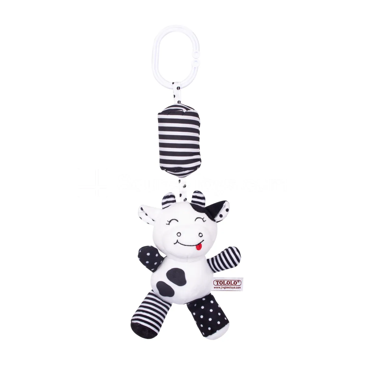 Black and White Rattle Mobile for Newborns Black and White Rattle Mobile for Newborns