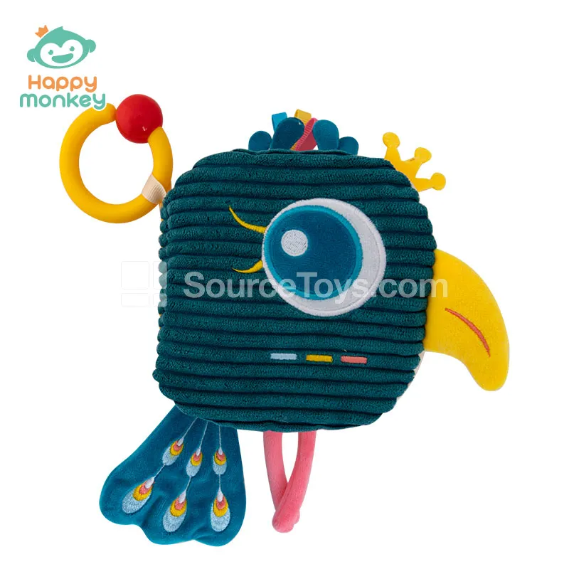 Baby Tail Cloth Book Teether Baby Tail Cloth Book Teether
