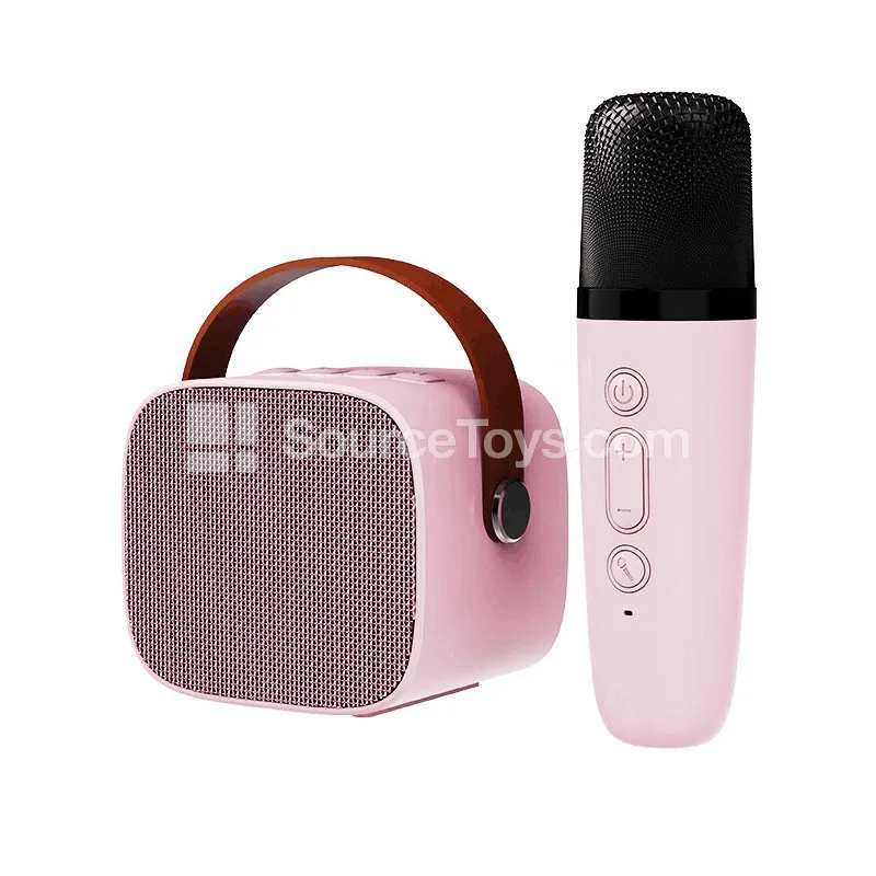 Portable Wireless Bluetooth Speaker with Microphone and Light