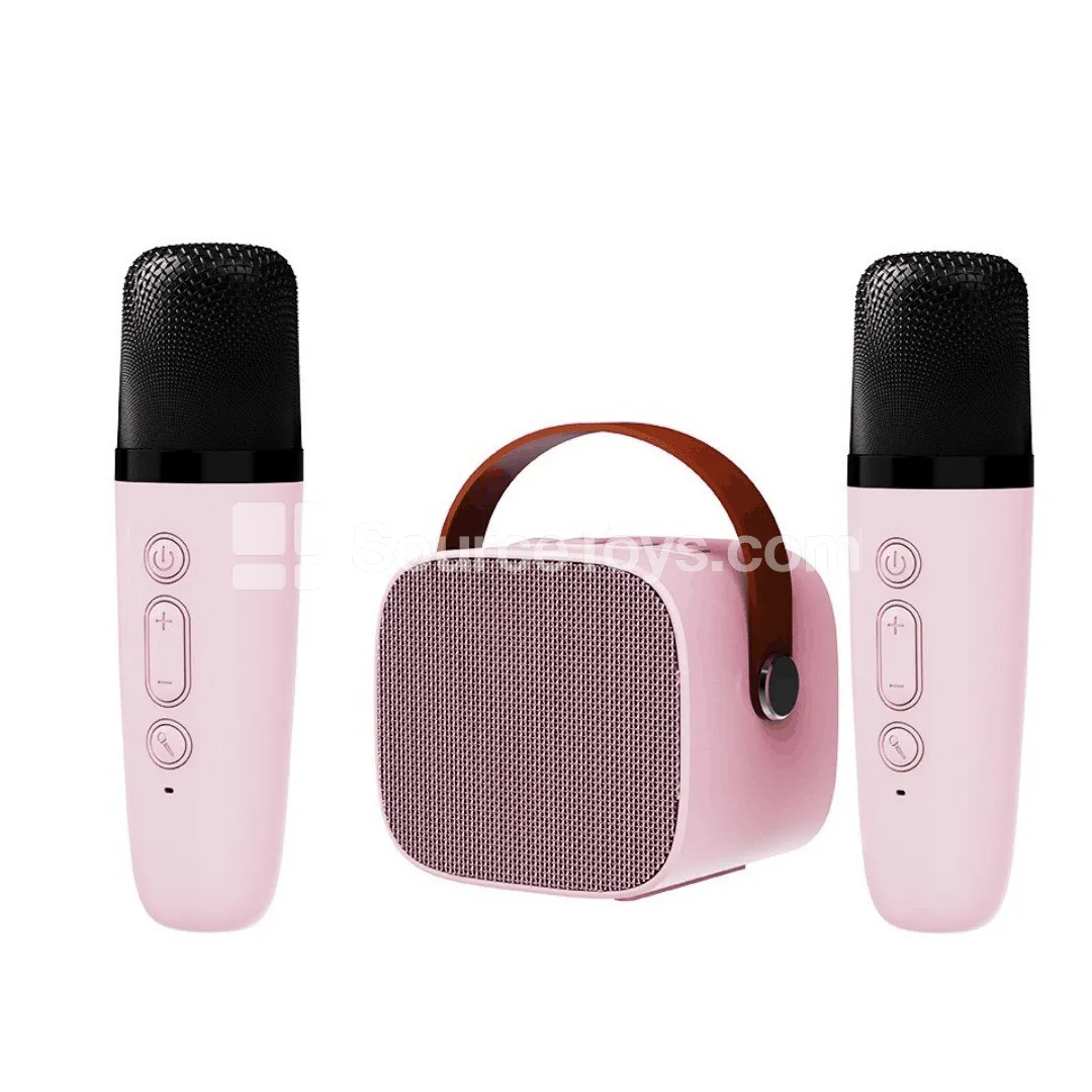 Wireless Bluetooth Speaker Portable with Dual Microphones and LED Light