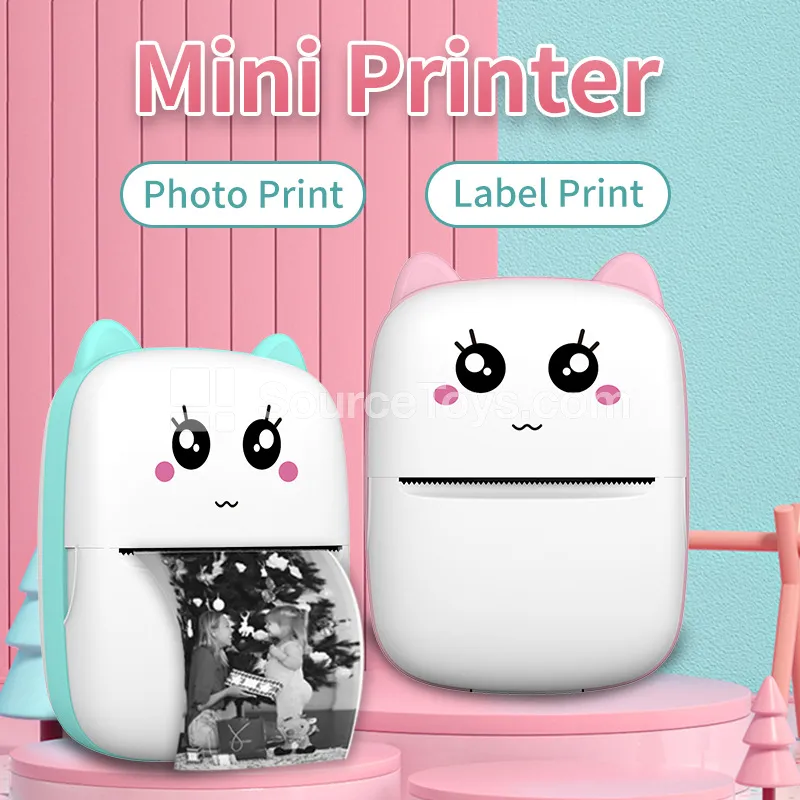 Portable Mini Bluetooth Thermal Printer for Phone, Sticker Label Photo Printer Portable Mini Bluetooth Thermal Printer for Phone, Sticker Label Photo Printer
