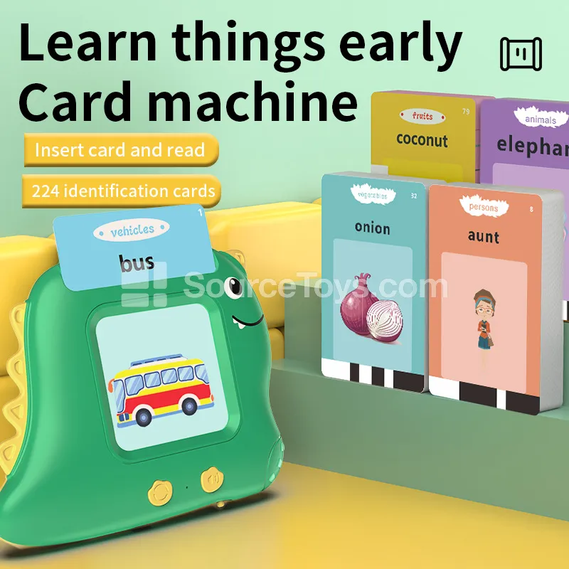 Bilingual Card Reader (Dinosaur Design, 112 Cards, Kazakh + English) (FC-1907G) Bilingual Card Reader (Dinosaur Design, 112 Cards, Kazakh + English) (FC-1907G)
