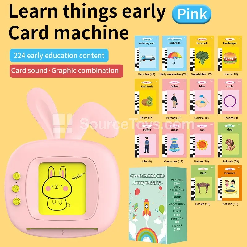 Bilingual Card Reader (Rabbit, 112 Cards, Spanish & English) Bilingual Card Reader (Rabbit, 112 Cards, Spanish & English)