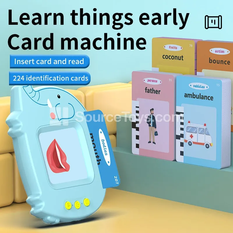 Bilingual Card Reader (Elephant, 112 Cards, German & English) Bilingual Card Reader (Elephant, 112 Cards, German & English)