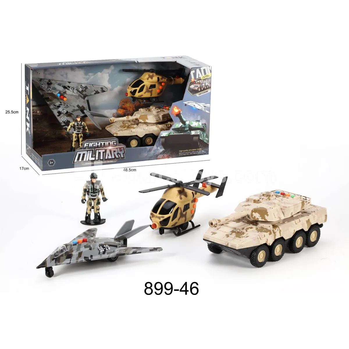 Inertia Light & Sound Military Playset Inertia Light & Sound Military Playset
