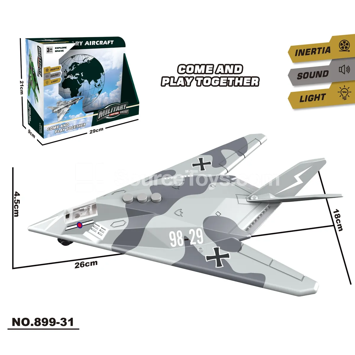 Inertial Light-Up Plane Inertial Light-Up Plane