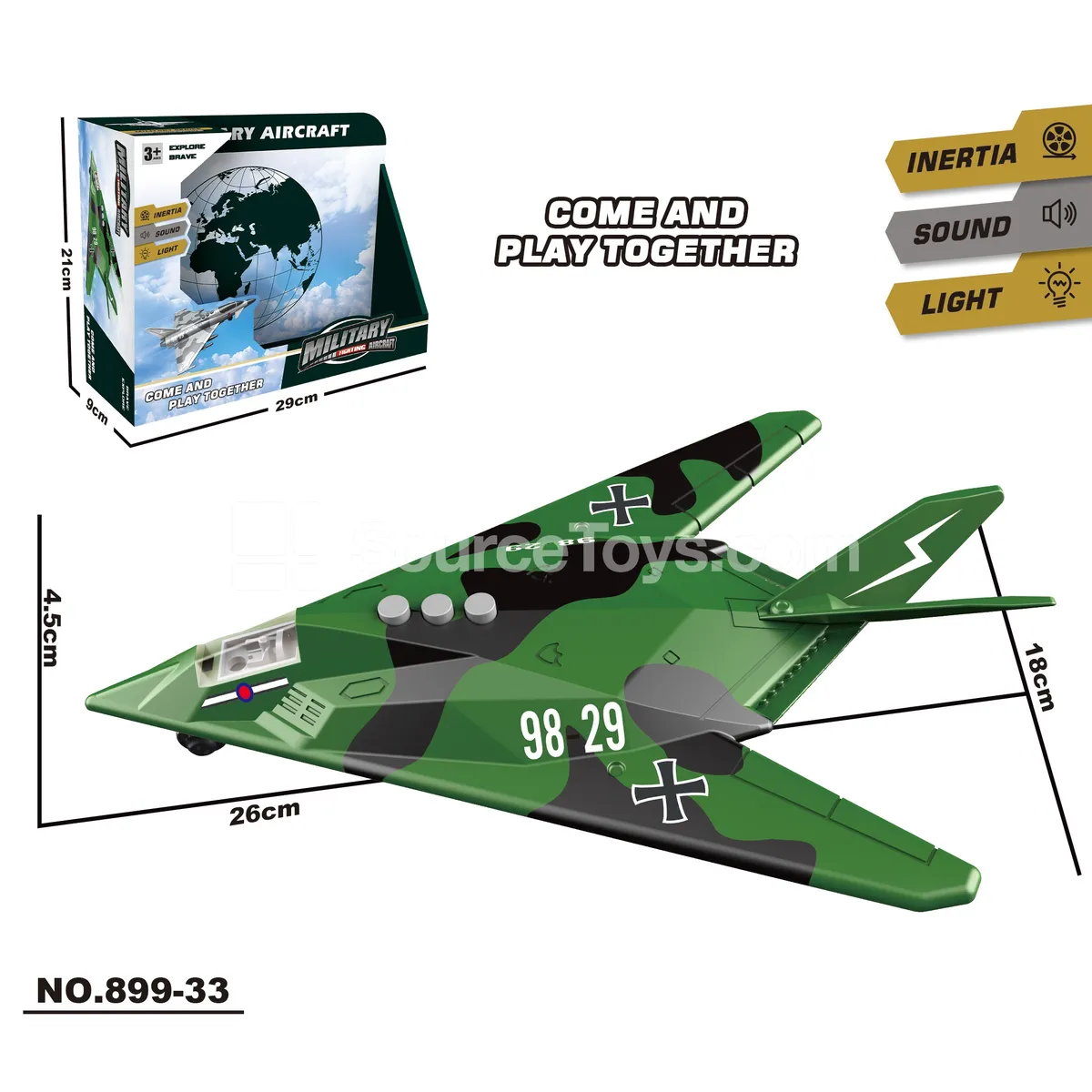 Inertia Light-Up Plane Inertia Light-Up Plane