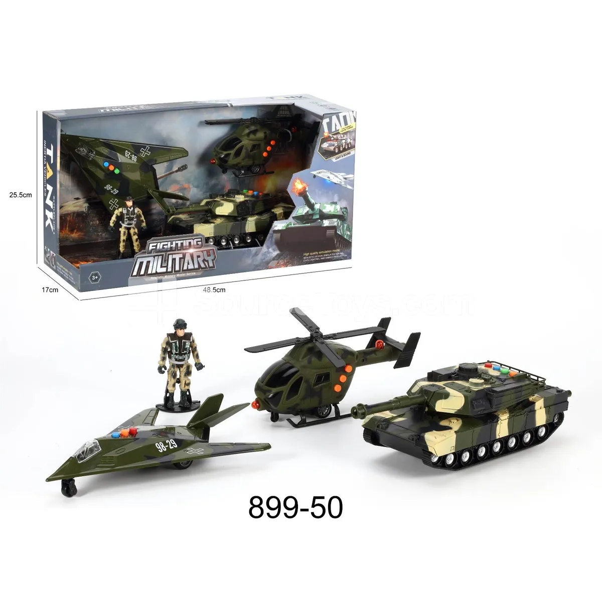 Inertia Light & Sound Military Playset Inertia Light & Sound Military Playset