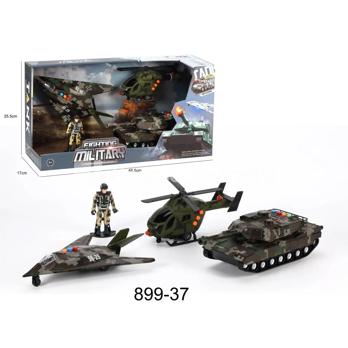 Inertia Light & Sound Military Playset Inertia Light & Sound Military Playset