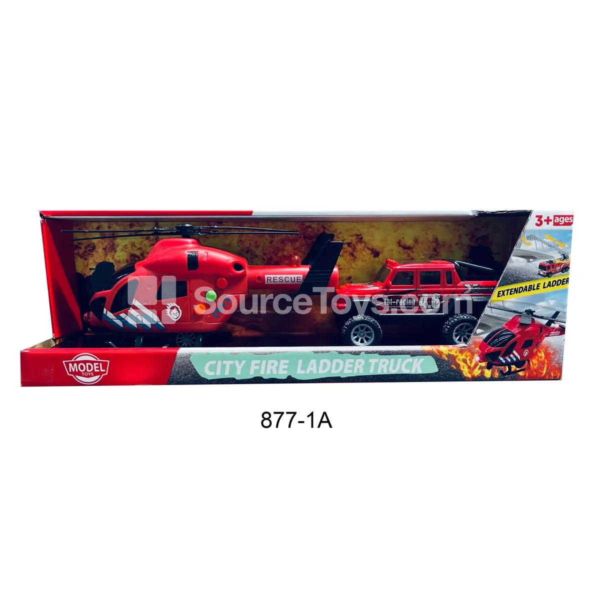 Electric Firefighter Set (Single with Battery) (877-1A)