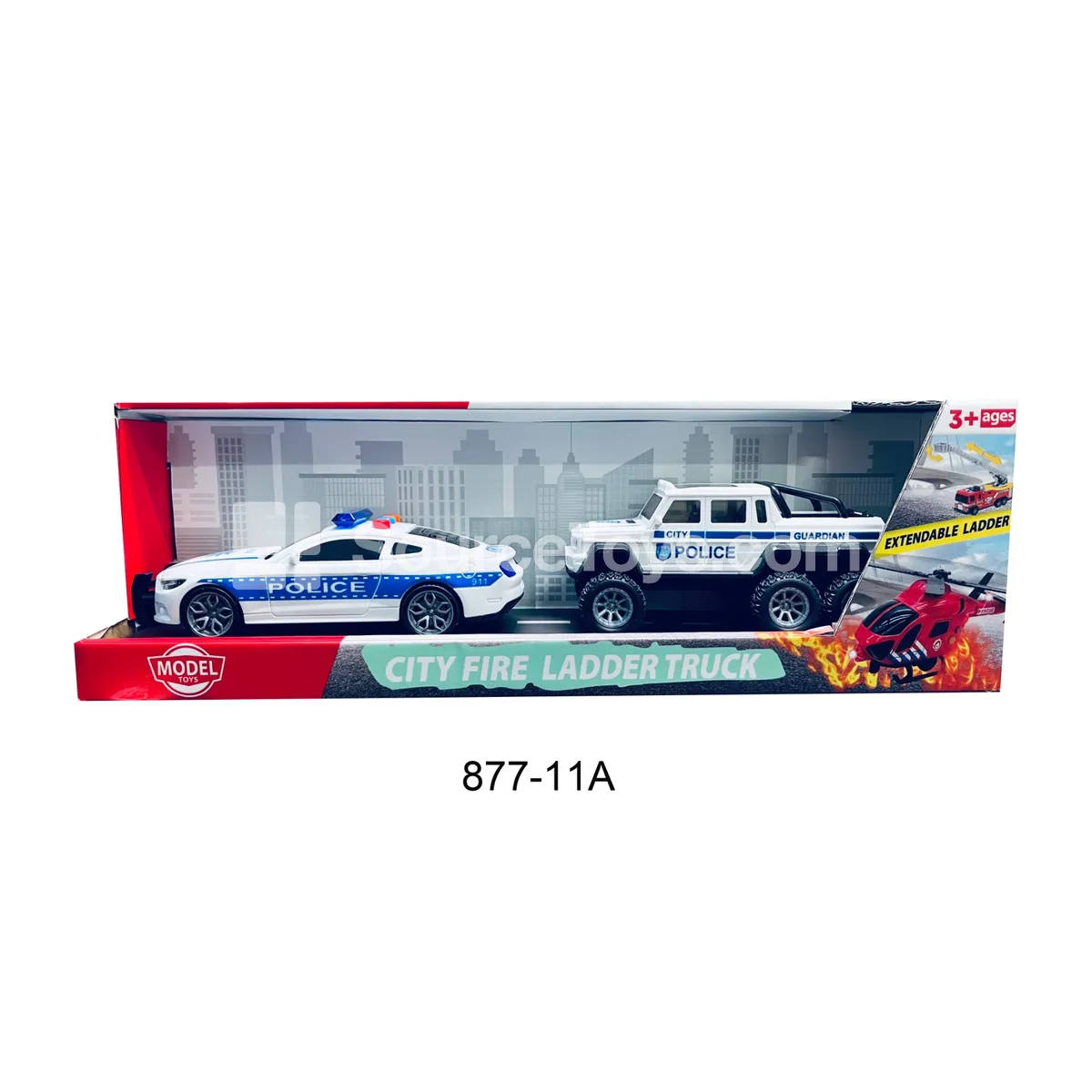 Electric Police Set (Single with Battery)