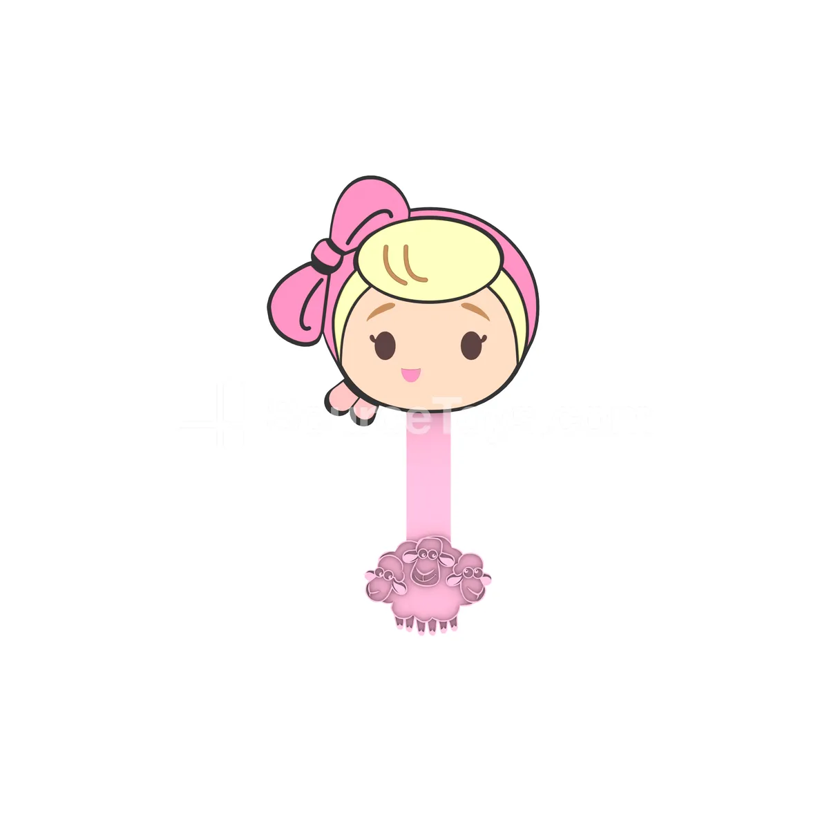 Shepherdess Series Handheld Mirror Fashion Toy