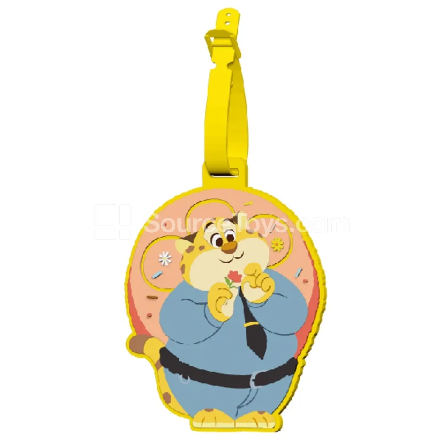 Leopard Officer Luggage Tag