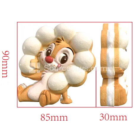 Fashion Doll Cream Cookie Squeeze Toy Fashion Doll Cream Cookie Squeeze Toy