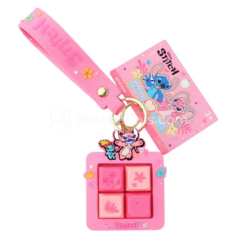 Angel Series Keychain (4-Square Sound Buttons) Disney Licensed
