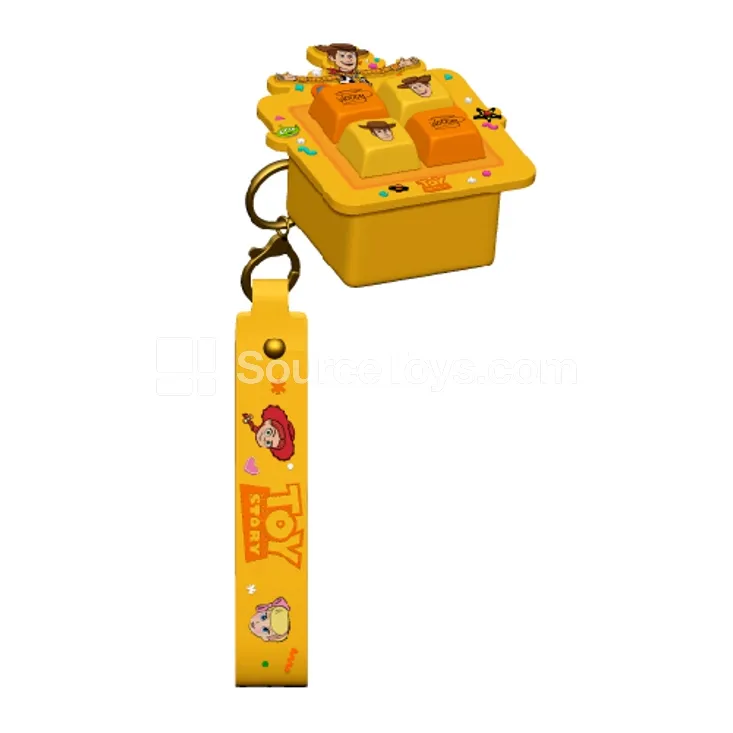 4-Button Toy Keychain - Disney Licensed