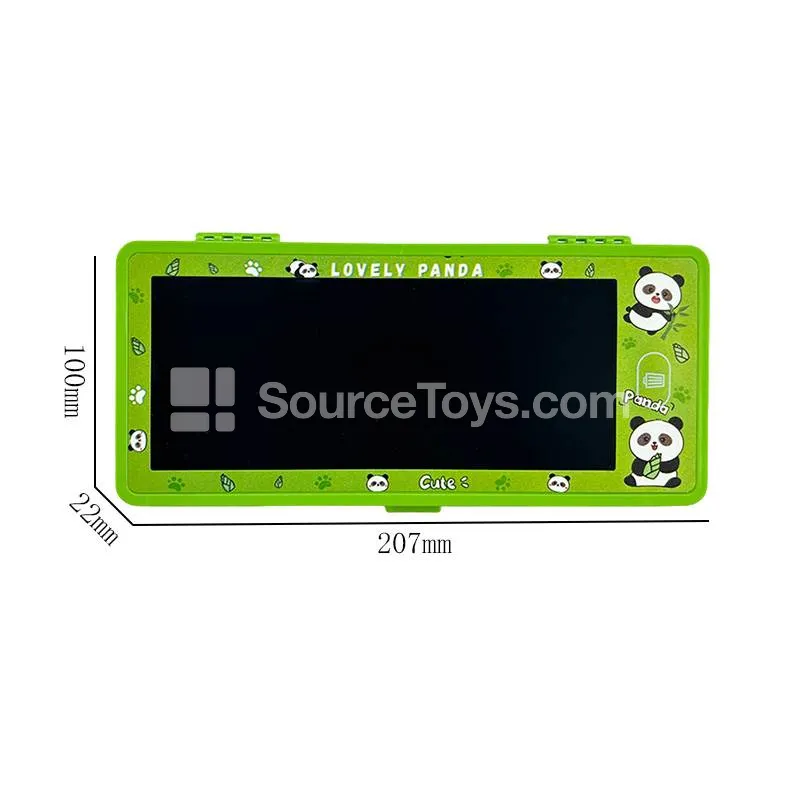 LCD Writing Tablet with Colorful Pen Case Sticker