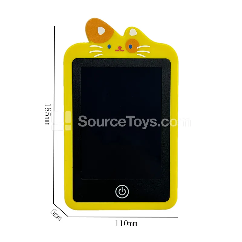 6.5-inch Cartoon Drawing Board (Yellow)