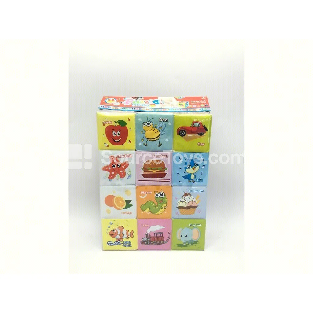 Educational Building Blocks with Rattle Blocks (12pcs) Educational Building Blocks with Rattle Blocks (12pcs)