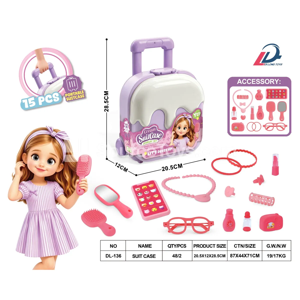 Ice Cream Jewelry Suitcase