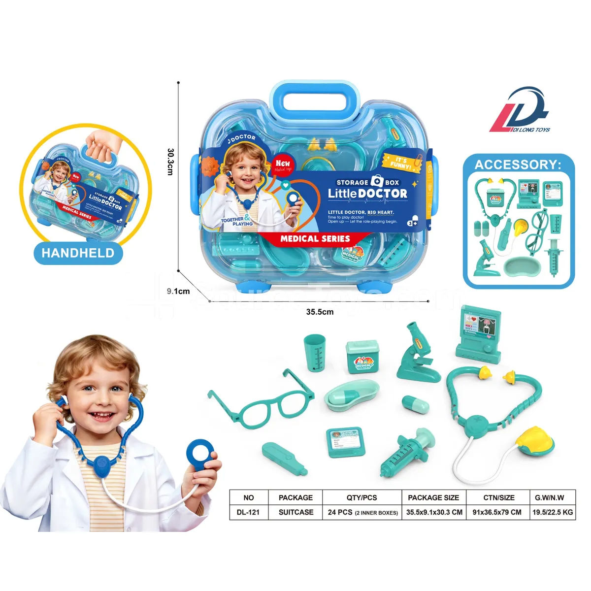 Large Transparent Doctor Carry Case
