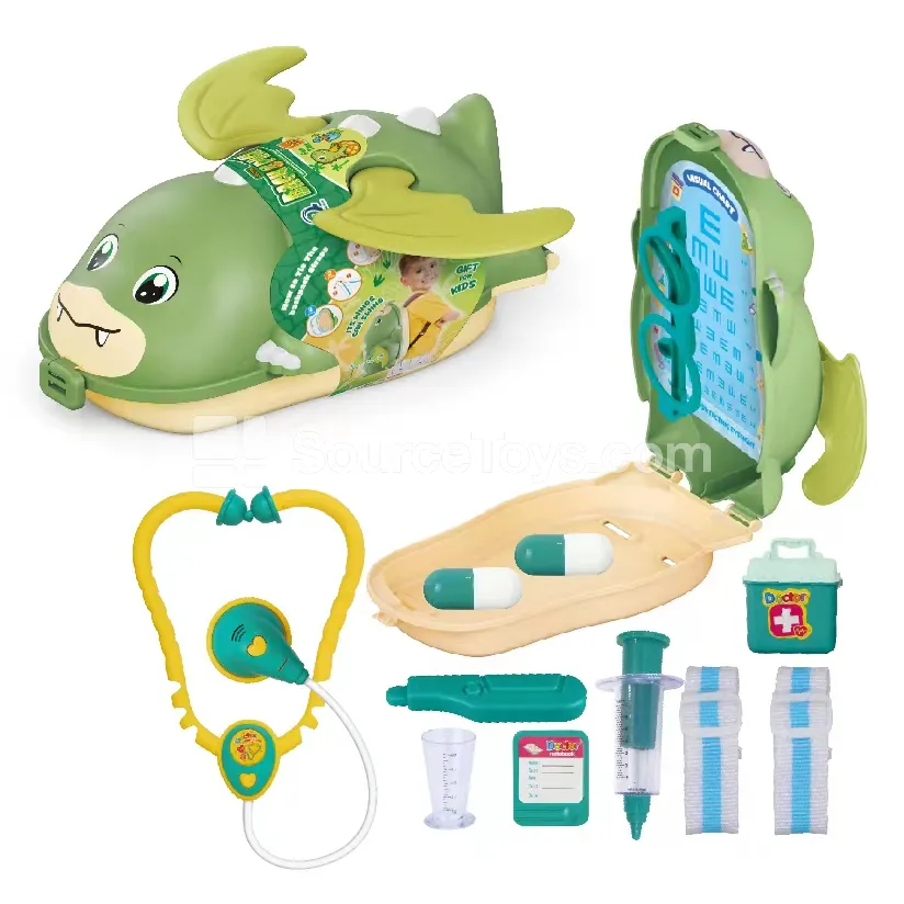 Dinosaur Backpack 2-in-1 Pretend-Play Doctor Kit Dinosaur Backpack 2-in-1 Pretend-Play Doctor Kit