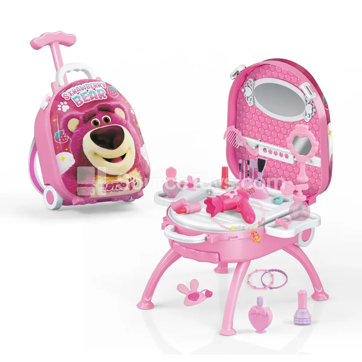 4-in-1 Suitcase Cosmetic Set for Pretend Play