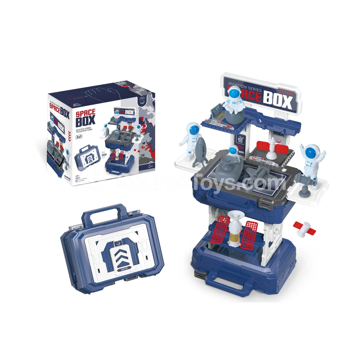 2-in-1 Space Suitcase Pretend-Play DIY Set 2-in-1 Space Suitcase Pretend-Play DIY Set