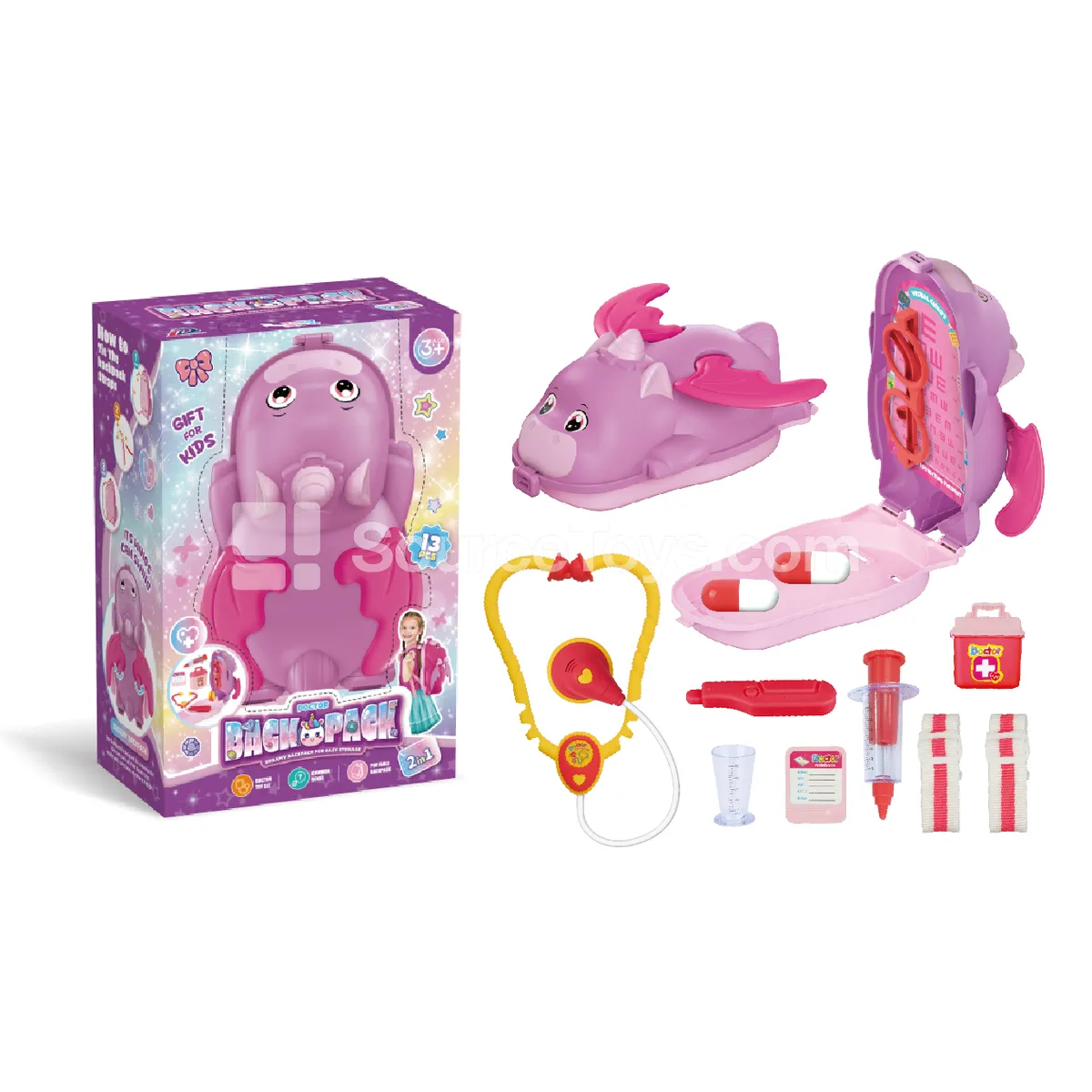 Unicorn Backpack 2-in-1 (Doctor Pretend-Play Medical Kit) Unicorn Backpack 2-in-1 (Doctor Pretend-Play Medical Kit)