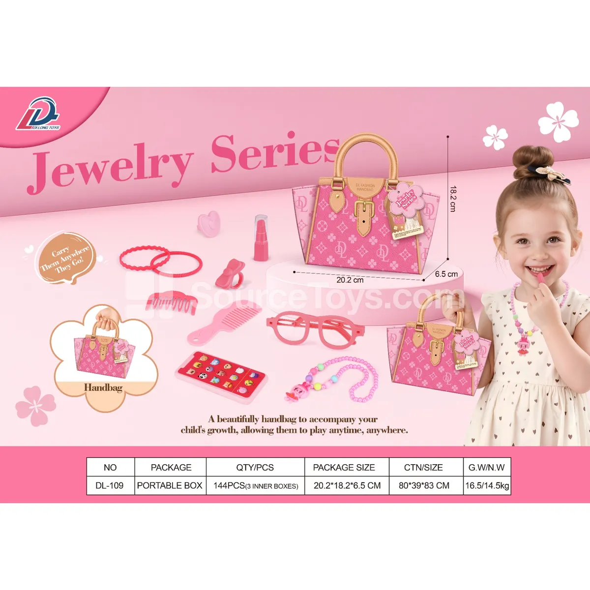 Pretend-Play Handbag Set for Girls Pretend-Play Handbag Set for Girls