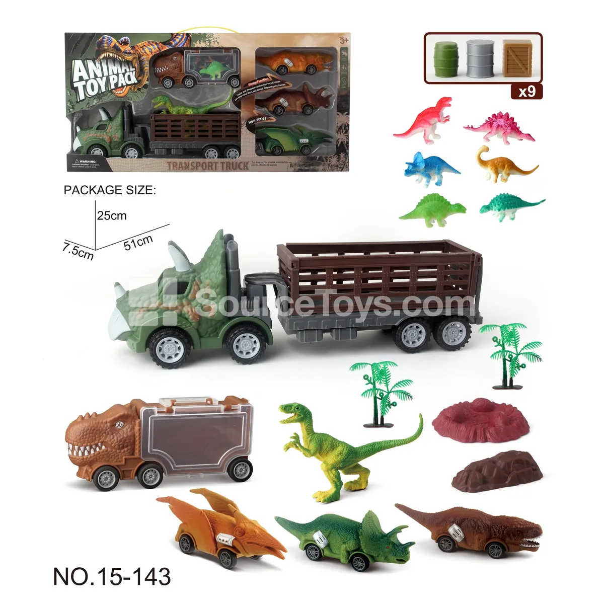 Dinosaur Ride-On Triceratops Cart Scooter Dinosaur Ride-On Triceratops Cart Scooter