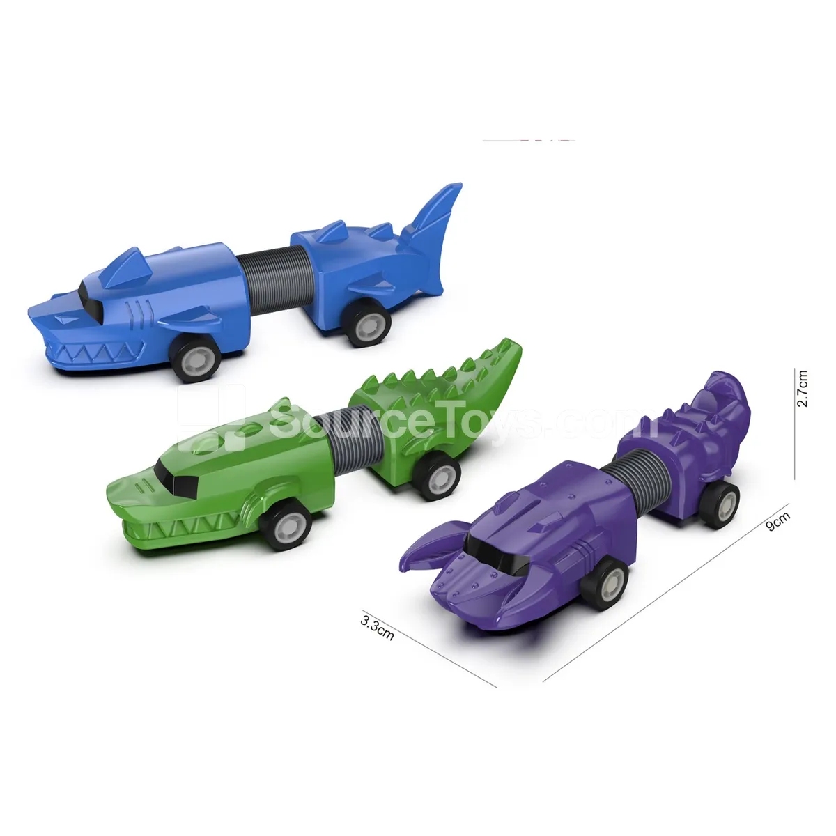 Pull-back Stretch Shark Scorpion Crocodile Car