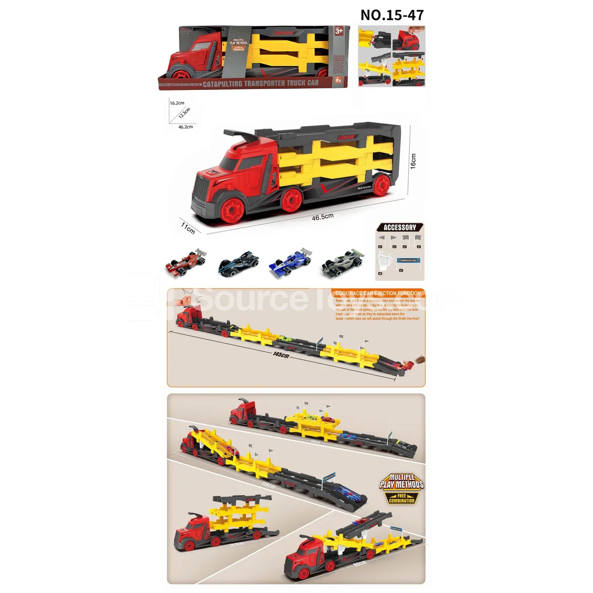 Launch Track Car Set with 4 F1 Cars Launch Track Car Set with 4 F1 Cars