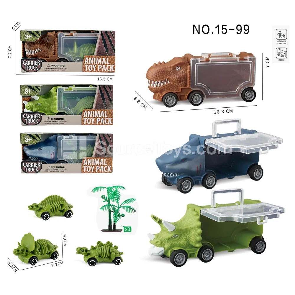 Vinyl Dinosaur & Shark Figures 3-Pack Assorted Vinyl Dinosaur & Shark Figures 3-Pack Assorted