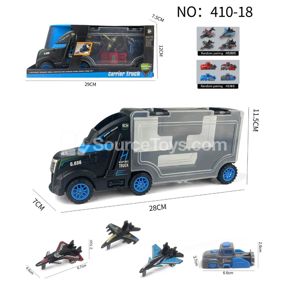 Storage Truck with 3 Aircraft and 1 Launcher Storage Truck with 3 Aircraft and 1 Launcher