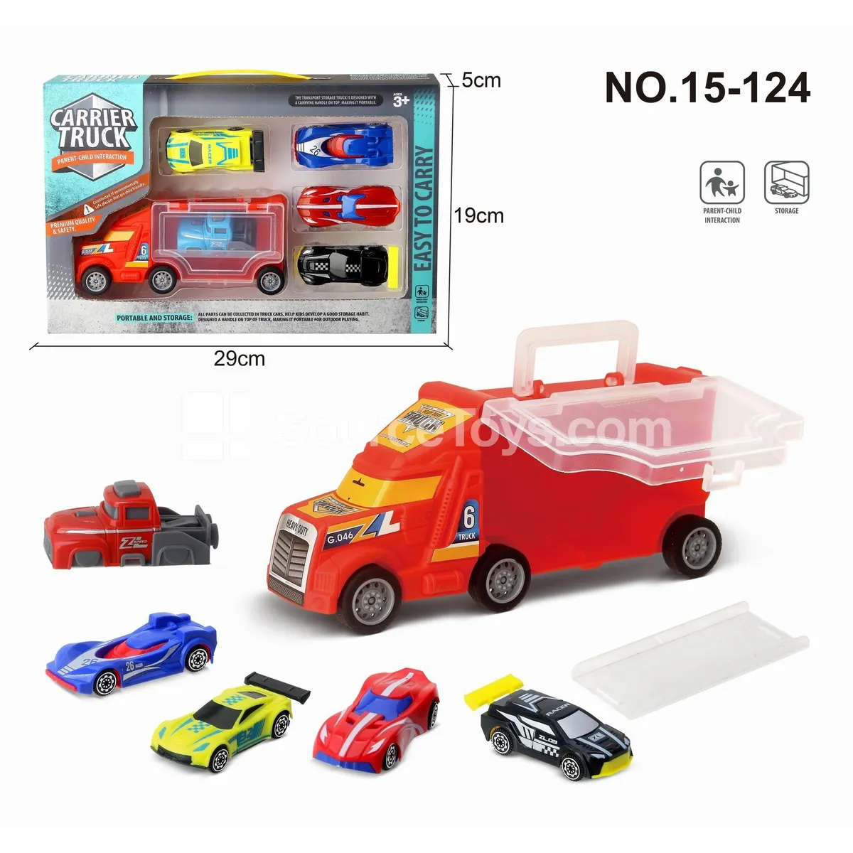Small Carry Car with 4 Cars & 1 Launcher Small Carry Car with 4 Cars & 1 Launcher