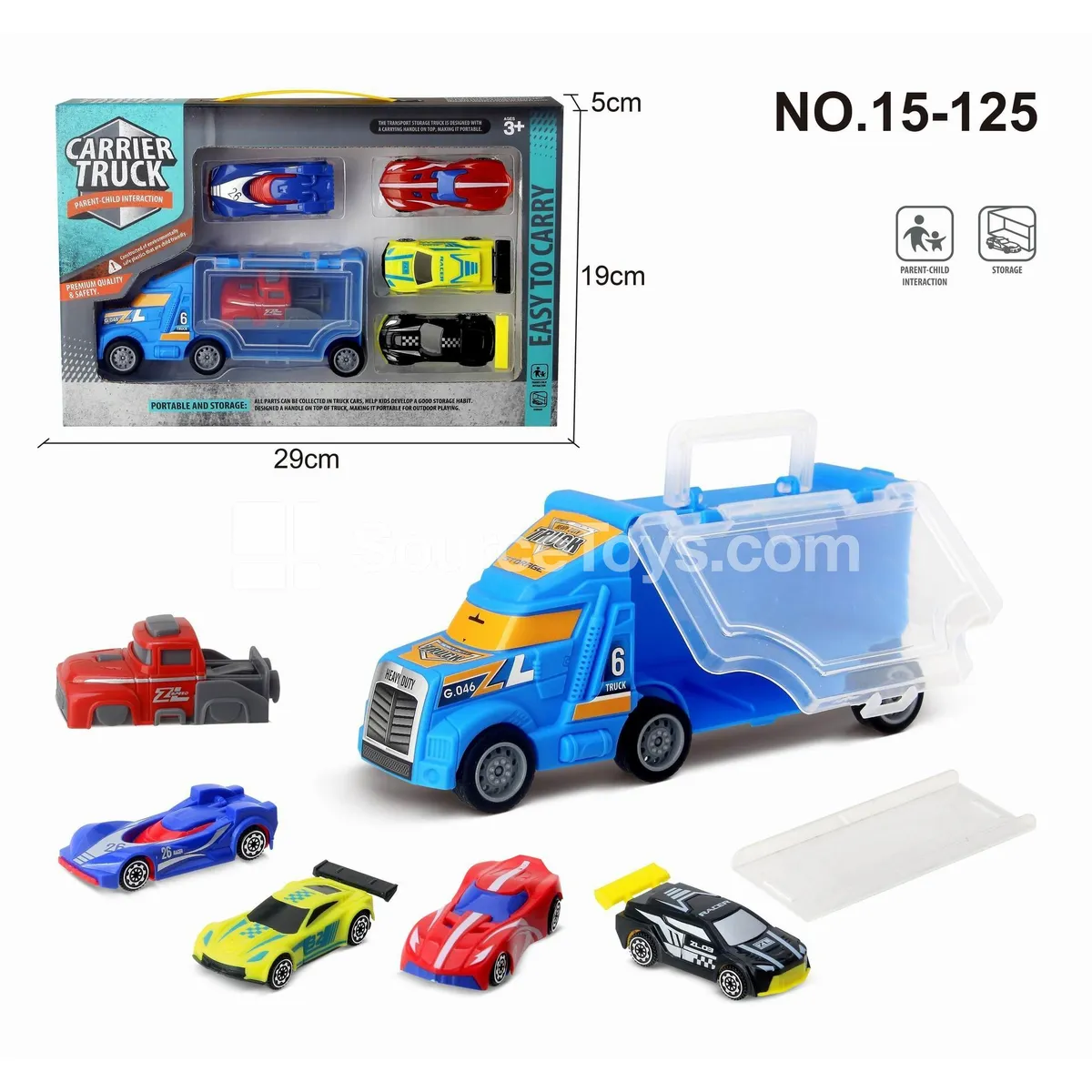 Mini Carry Car with 4 Cars and 1 Launcher Mini Carry Car with 4 Cars and 1 Launcher
