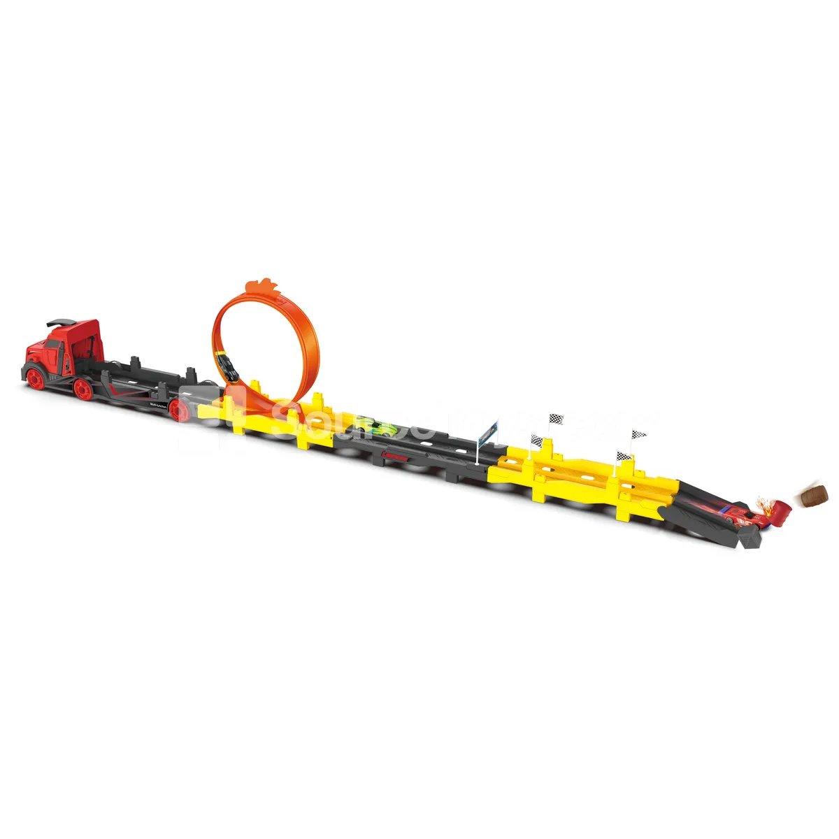 Launcher Track Car Set with 4 Push Cars Launcher Track Car Set with 4 Push Cars