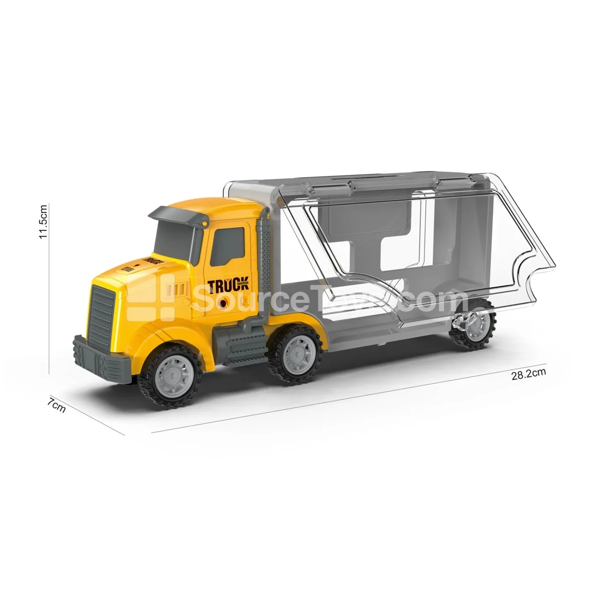 Construction Storage Truck with 3 Construction Vehicles Construction Storage Truck with 3 Construction Vehicles