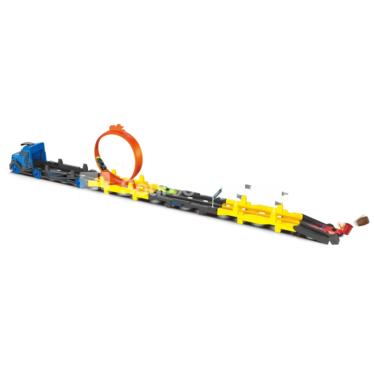 Launch Track Car with 4 Alloy Mini Cars
