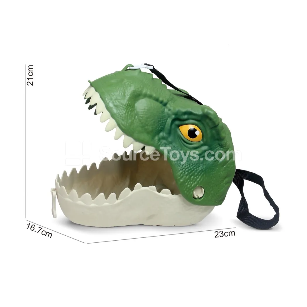 T-Rex Storage Backpack with 6 Dinosaur Figures and Accessories T-Rex Storage Backpack with 6 Dinosaur Figures and Accessories