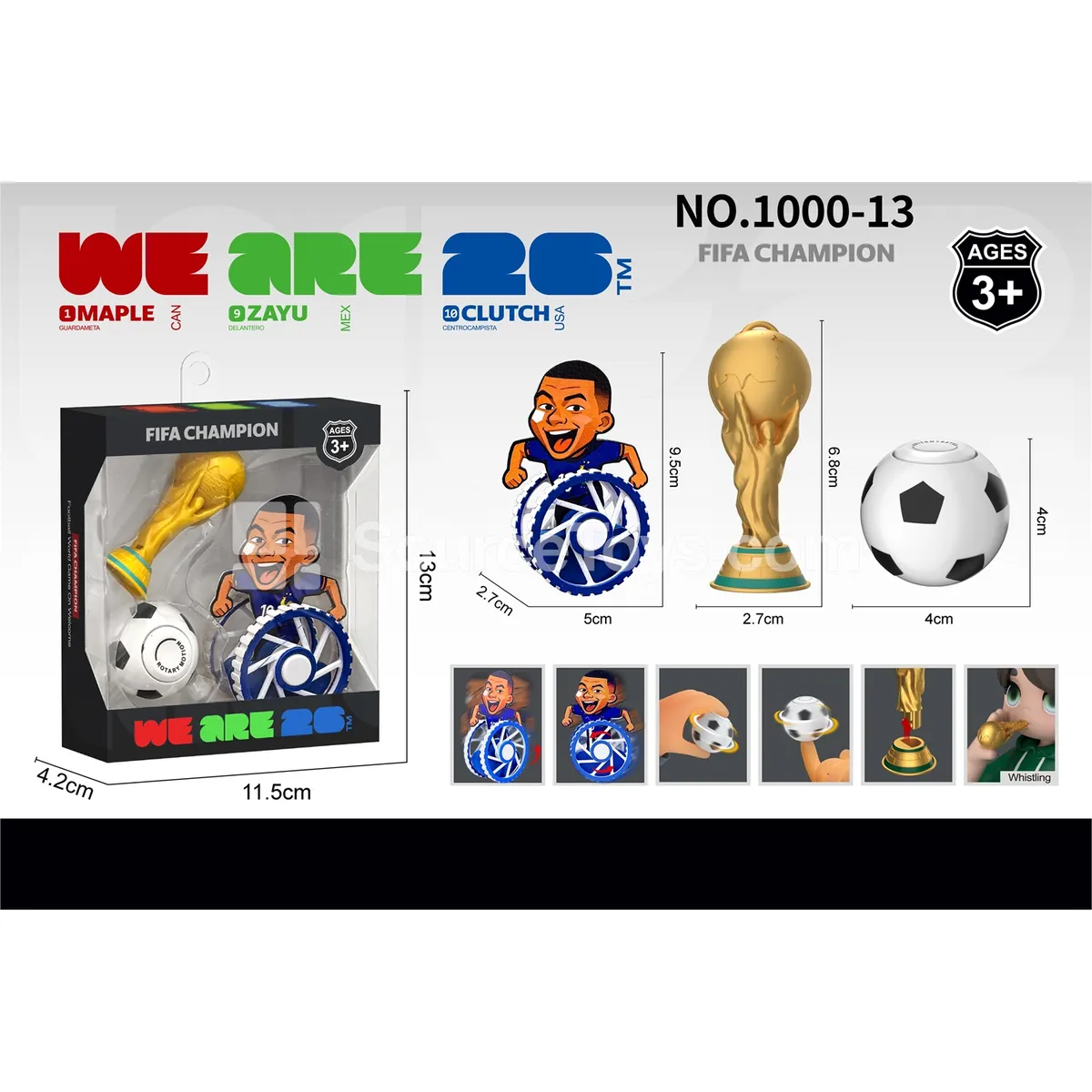 World Cup Tumbler + Trophy Whistle + Finger Spinner Football World Cup Tumbler + Trophy Whistle + Finger Spinner Football