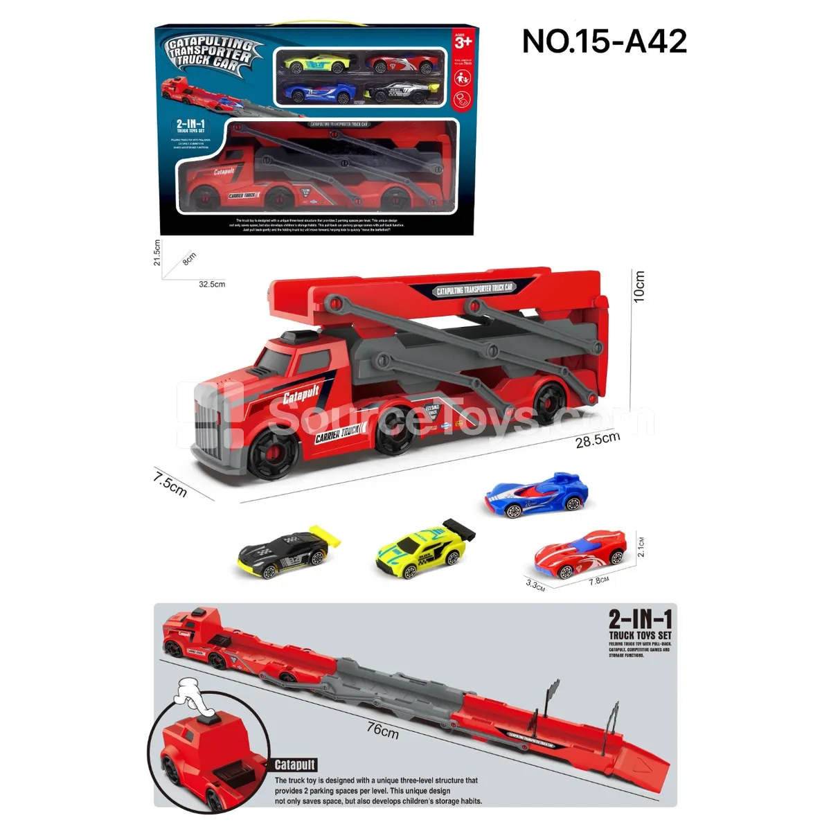 Launcher Track Car with 4 AB Cars Launcher Track Car with 4 AB Cars
